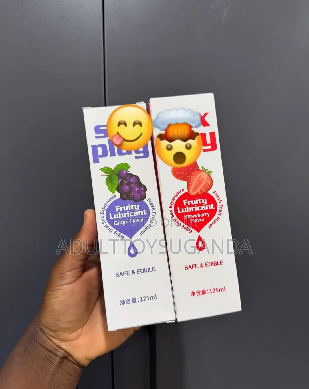 Organic Fruity Water Based Edible Flavored Lubricant - 125ml