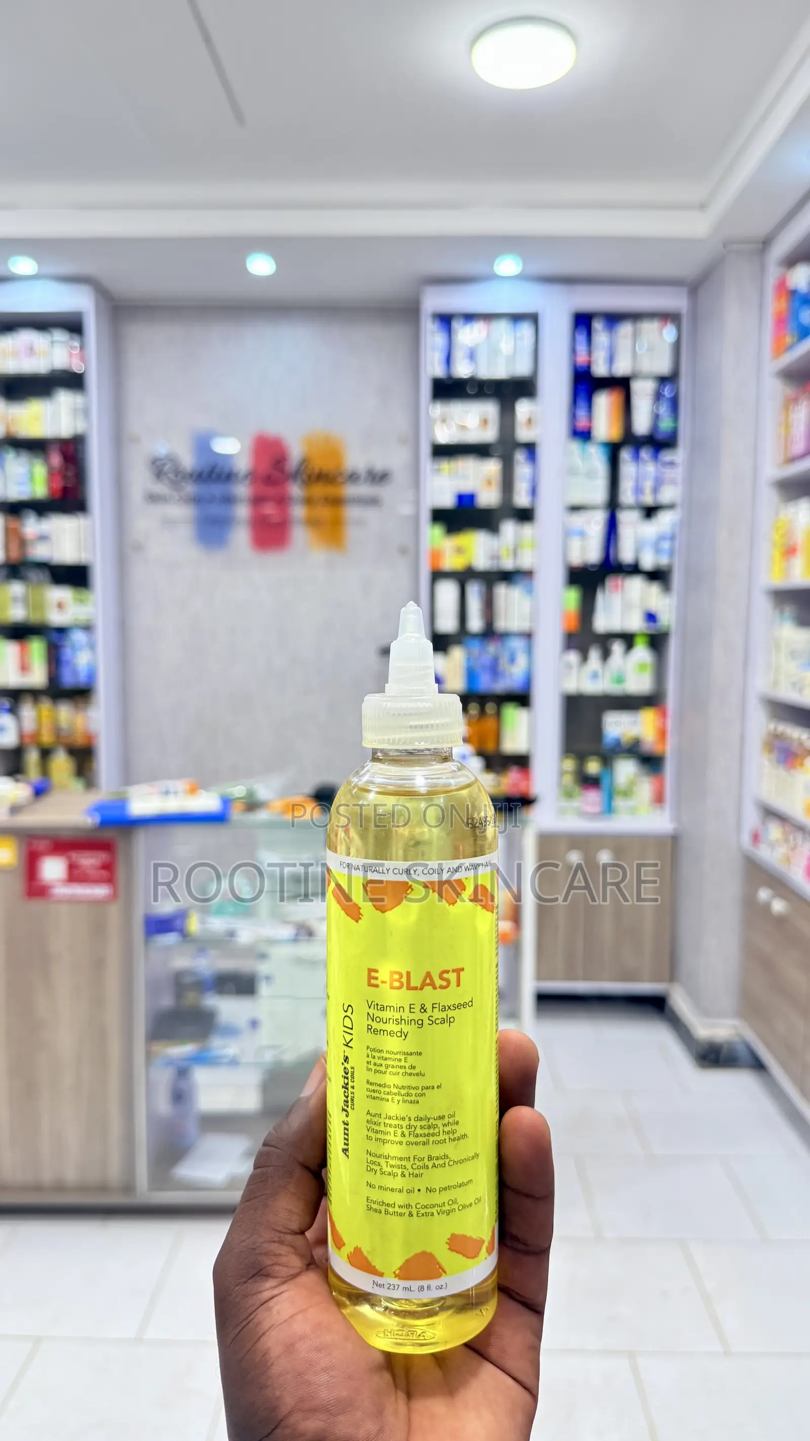 Aunt Jackie's Kids E Blast Vitamin E and Flaxseed Nourishing Scalp Oil