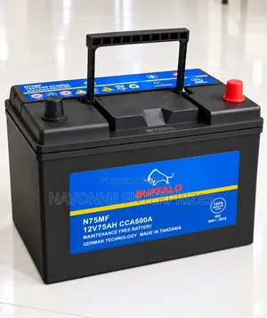 Heavy-Duty 12V 75Ah N75 Maintenance Free Car Battery 600CC