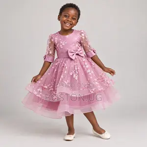 Beautiful Pink Party Dress for Girls.