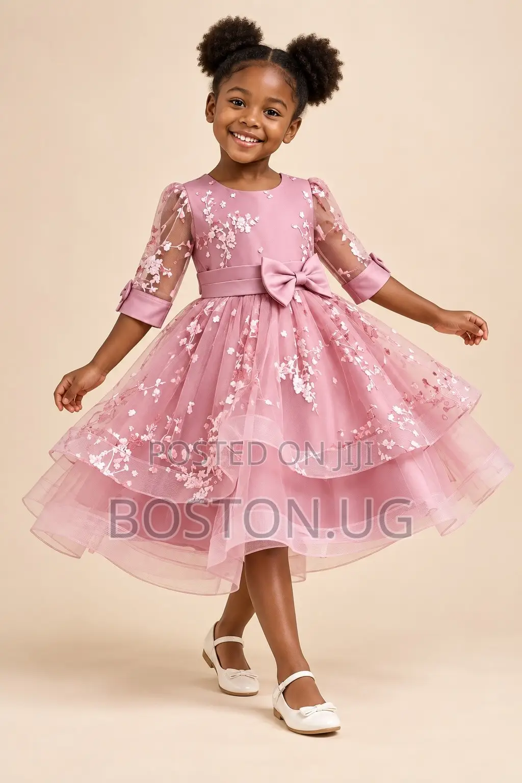 Beautiful Pink Party Dress for Girls.