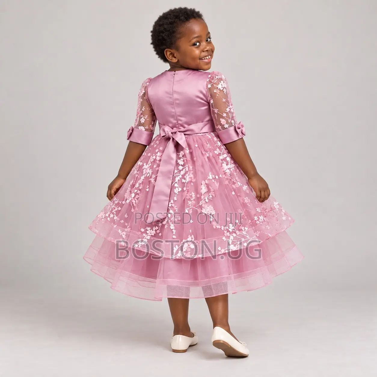 Beautiful Pink Party Dress for Girls.