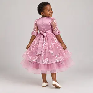 Beautiful Pink Party Dress for Girls.