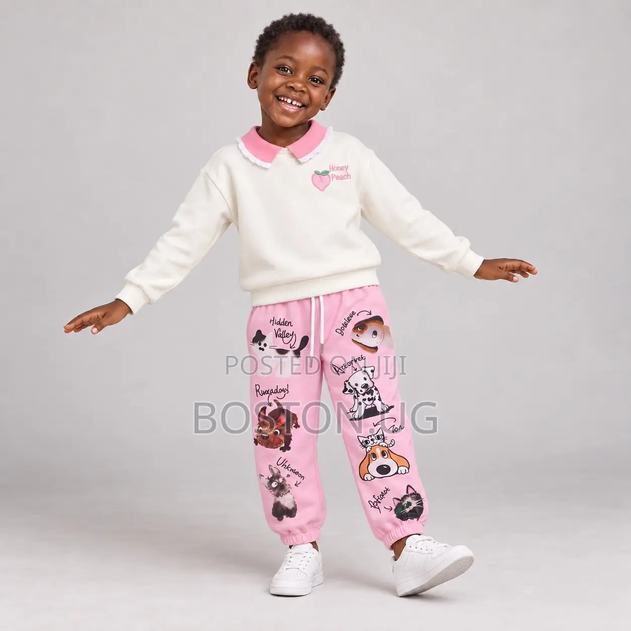 Girls Causal Two Piece - Tshirt and Sweater Pants