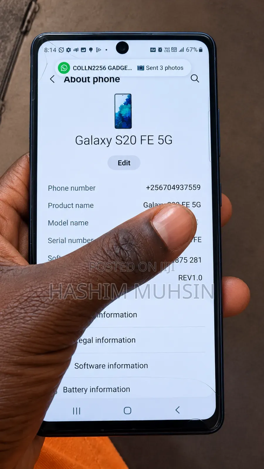 Samsung Galaxy S20 FE 2022 128 GB Blue