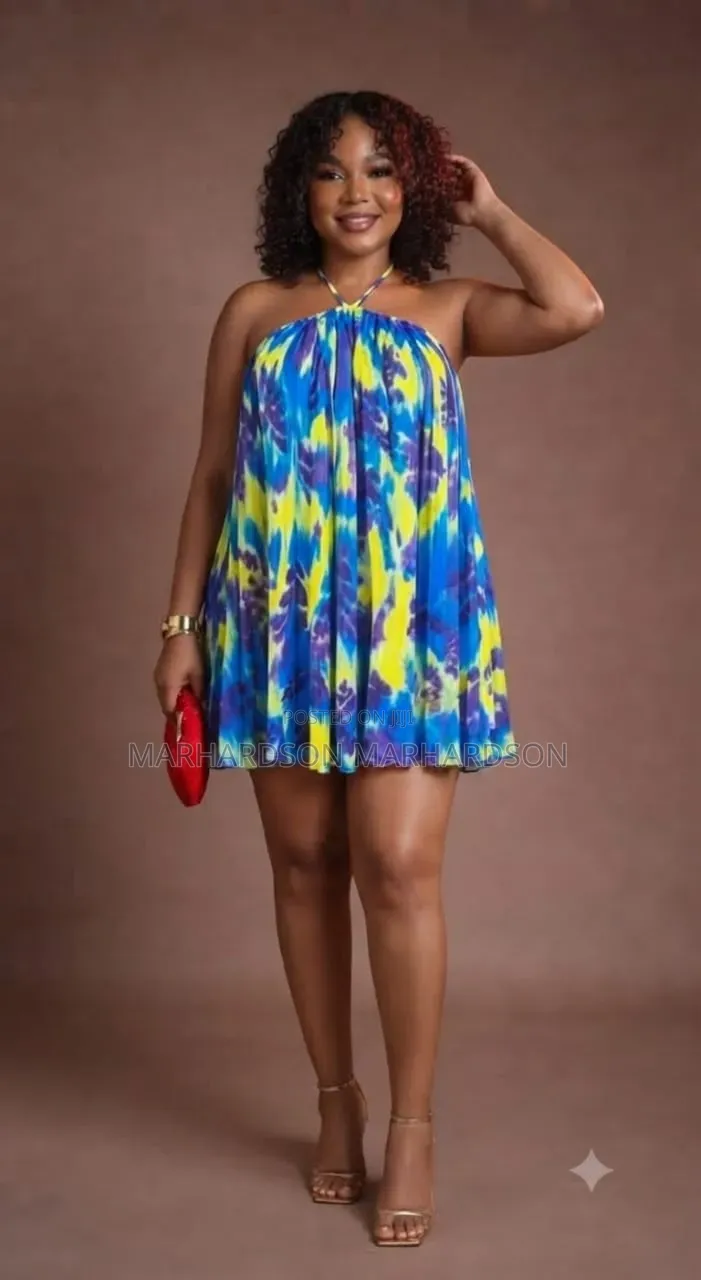 Luxe Mini Pleated Halter Dress