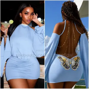 Misguided Mini Backless Dress
