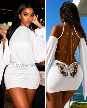 Misguided Mini Backless Dress