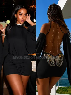 Misguided Mini Backless Dress