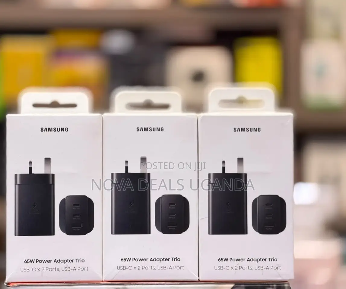 Samsung 65W Power Adapter Trio, Black