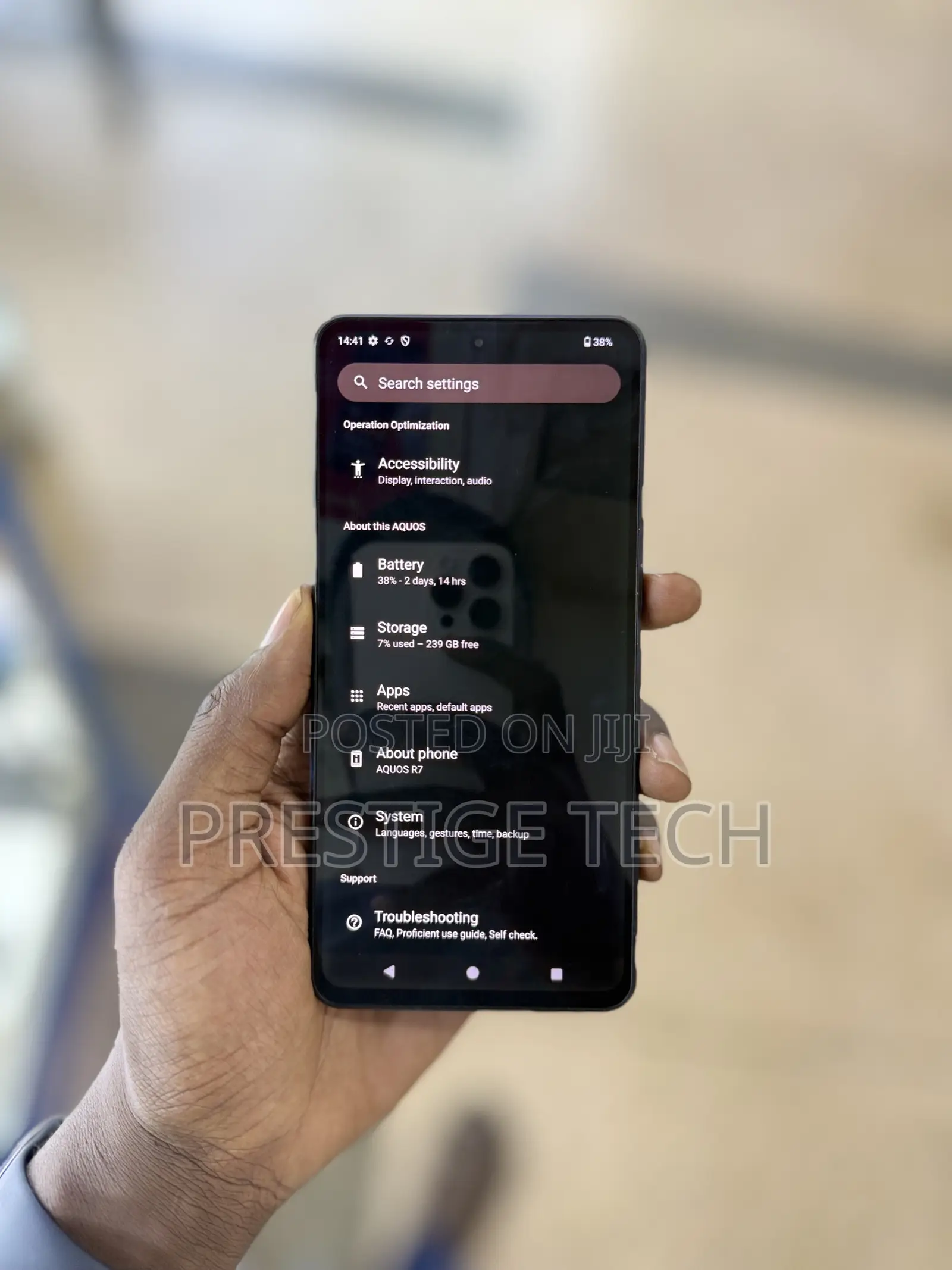 Sharp Aquos R7 256 GB Black