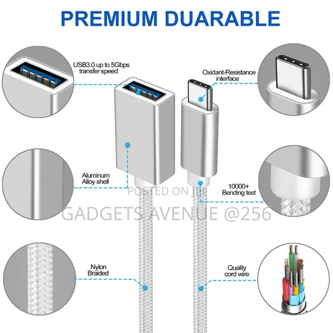 USB Type-C to USB-A Female OTG