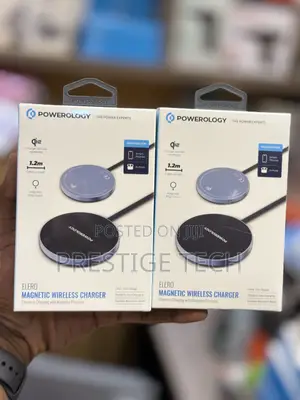Powerology Qi2 Elero Magnetic Wireless Charger 15W for Phones Watch