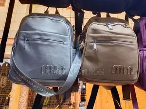 Casual Faux-Leather Backpacks