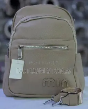 Casual Faux-Leather Backpacks