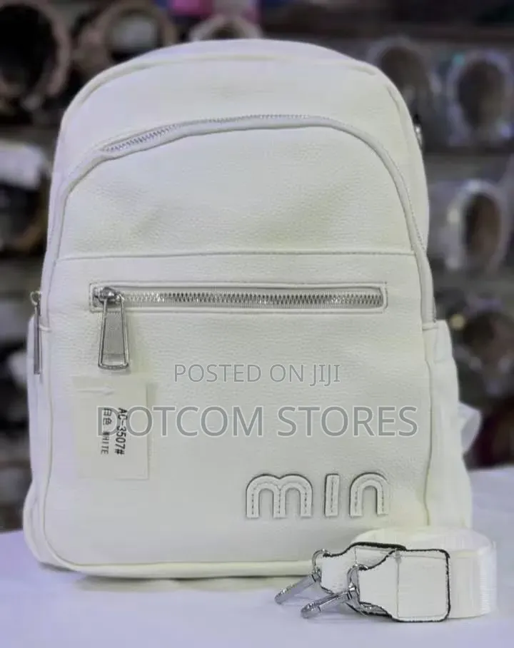 Casual Faux-Leather Backpacks