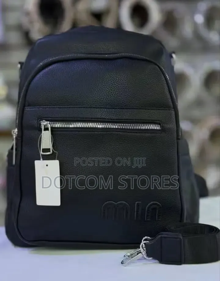 Casual Faux-Leather Backpacks
