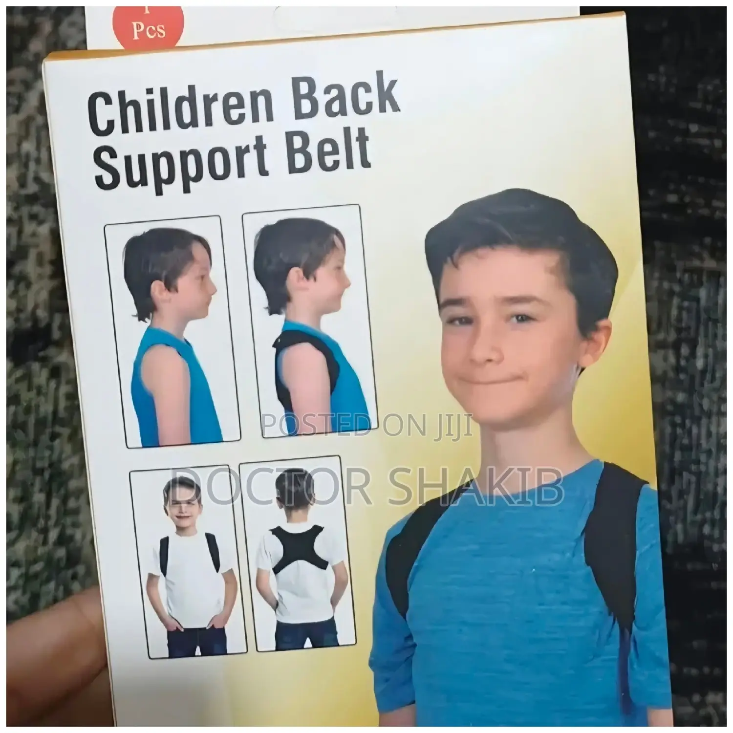 Adjustable Children's Posture Corrector and Back Support