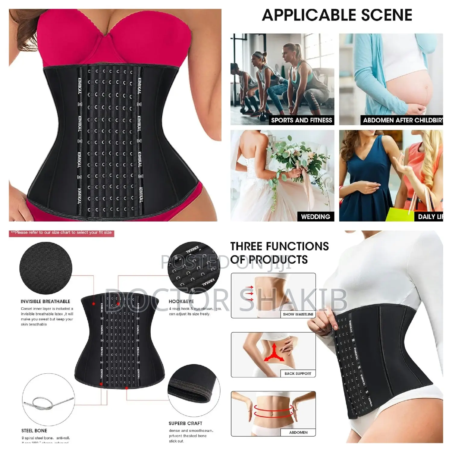 Corset Waist Trainer Waist Cincher Shapewear