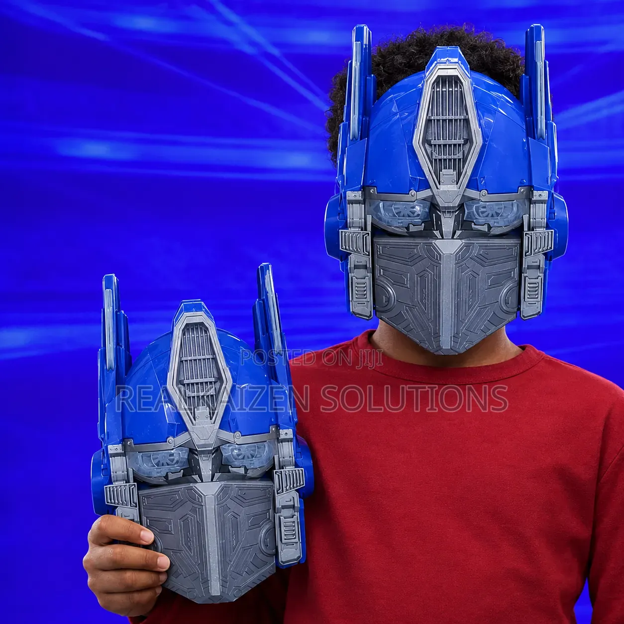 TRANSFORMERS BAY Wearable Interactive Light Up LED and Sound Mask