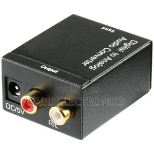 Analog to Digital Audio Converter RCA to Optical Toslink Coaxial