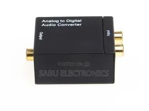 Analog to Digital Audio Converter RCA to Optical Toslink Coaxial