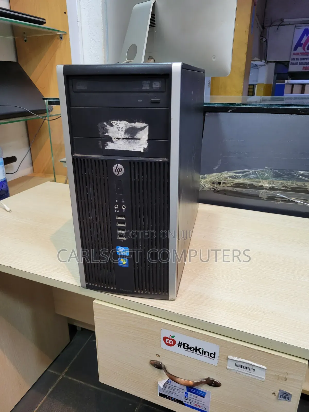 New Desktop Computer HP EliteDesk 800 G3 4GB Intel Core i5 HDD 500GB