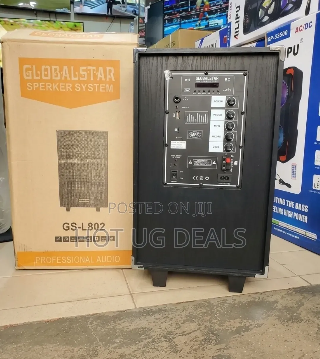 Rechargeable PA Party Speaker With Mic, Bluetooth, FM Radio, USB