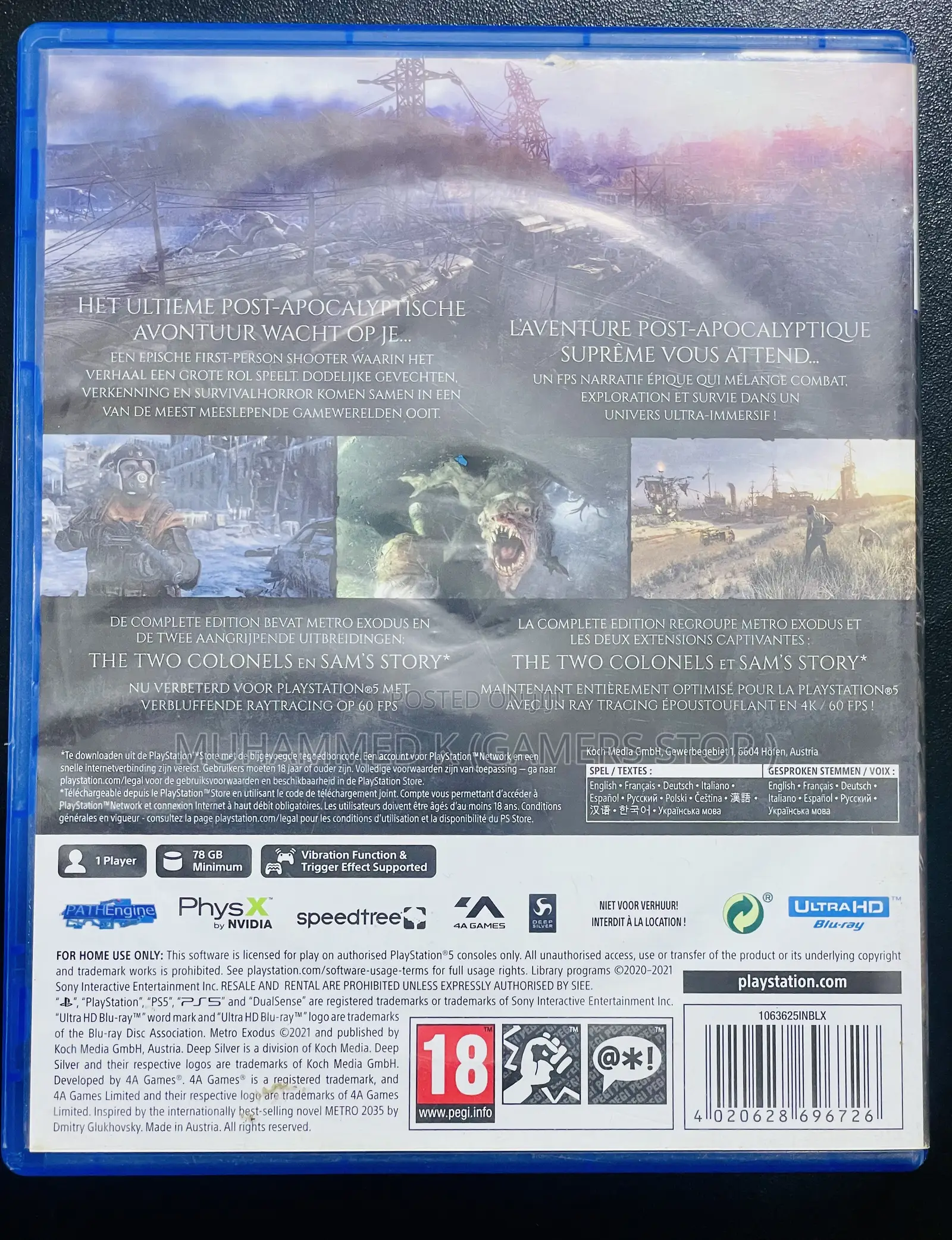 Metro Exodus (Ps5)Complete Edition