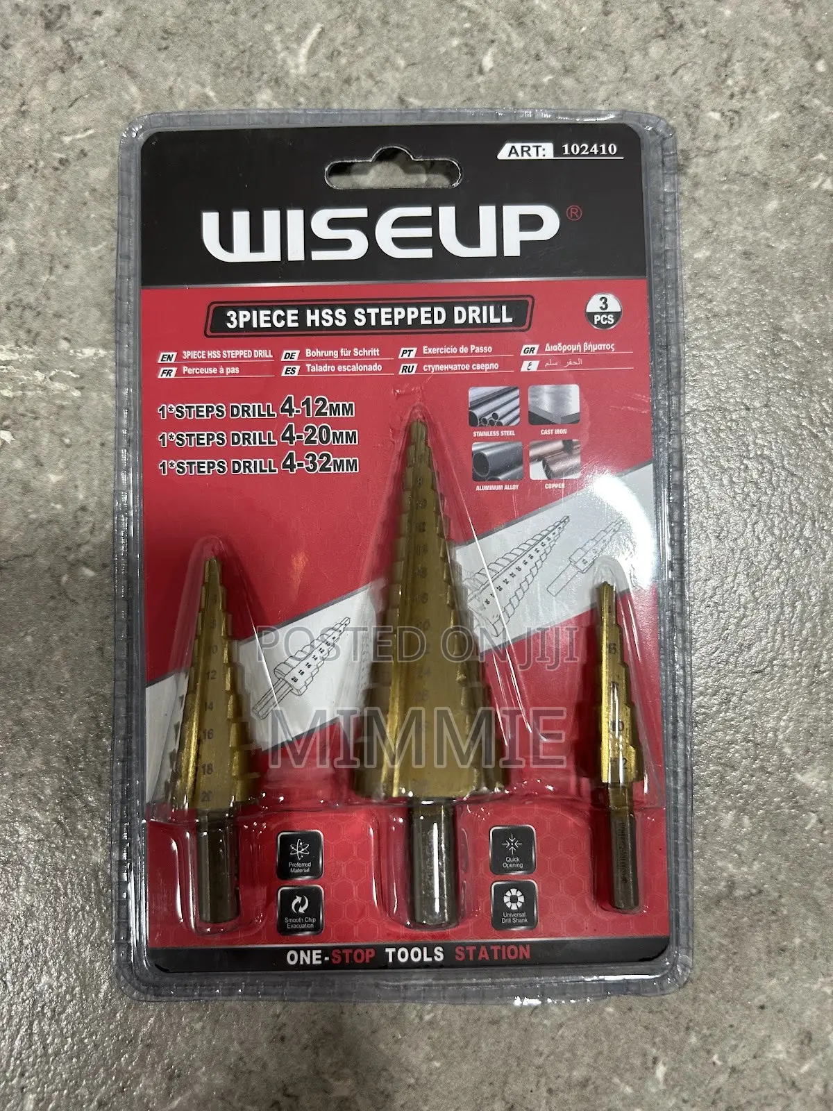 HSS Step Drill Bit Set