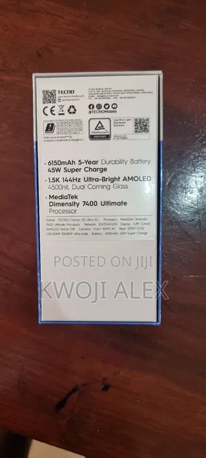 Tecno Camon 50 Ultra 512 GB Black