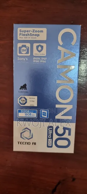 Tecno Camon 50 Ultra 512 GB Black
