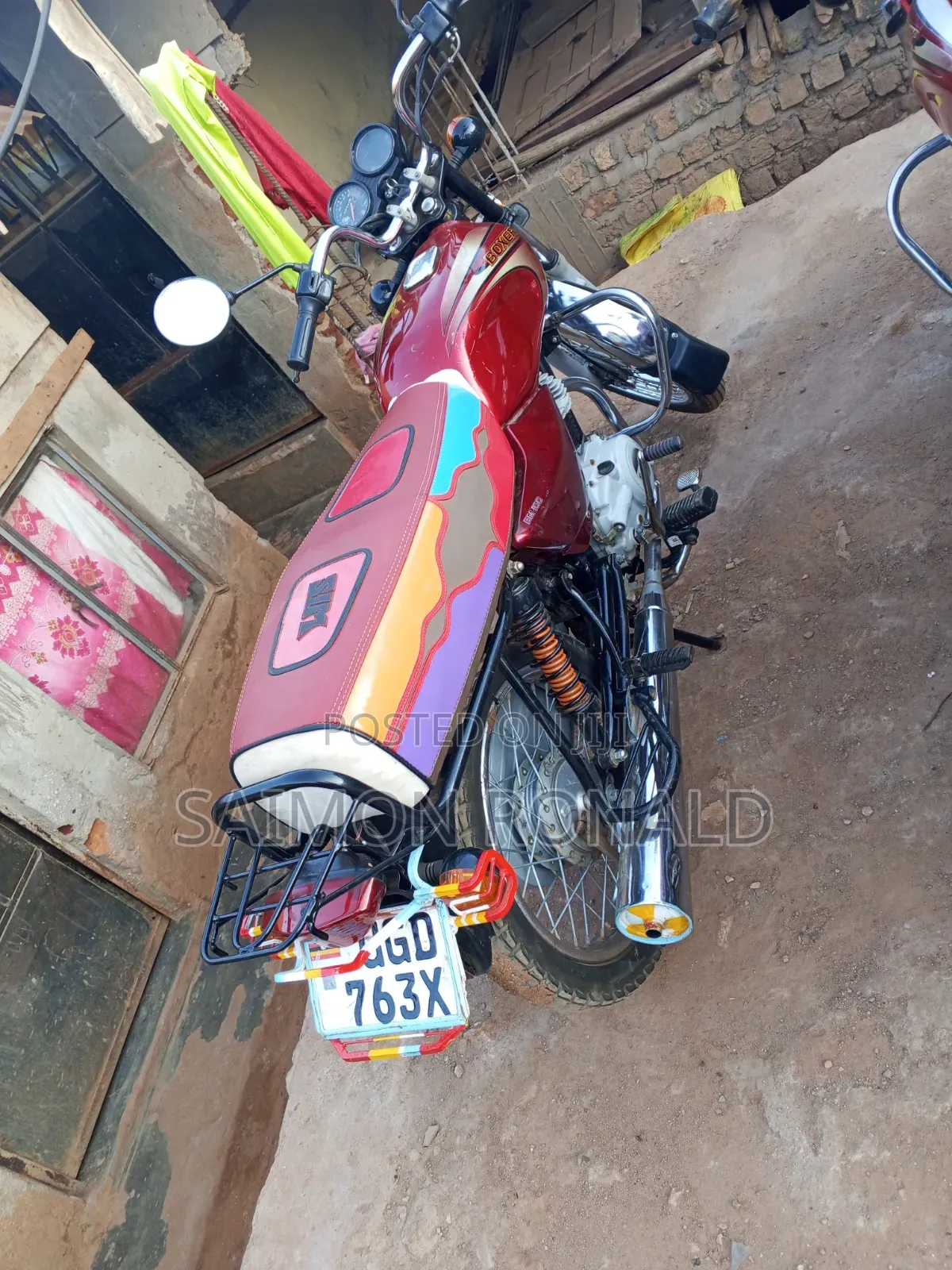 Bajaj Boxer 100 2025 Red