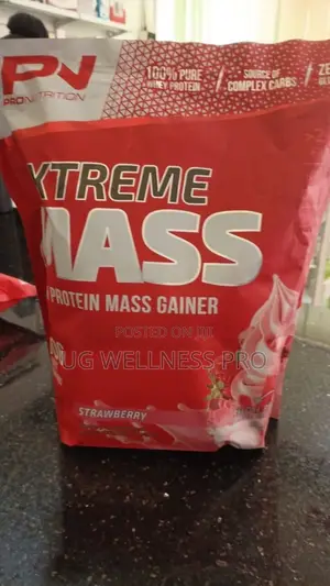 Pro Nutrition Extreme Mass High Protein Mass Gainer (2kg) Strawberry