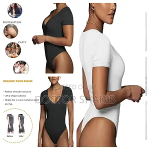 Short Sleeve Bodysuit for Women
