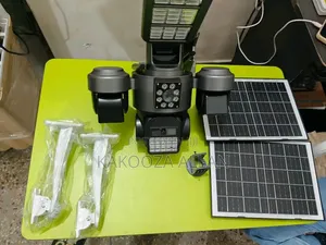 3 Lens Smart Net Outdoor Camera With a Solar Panel