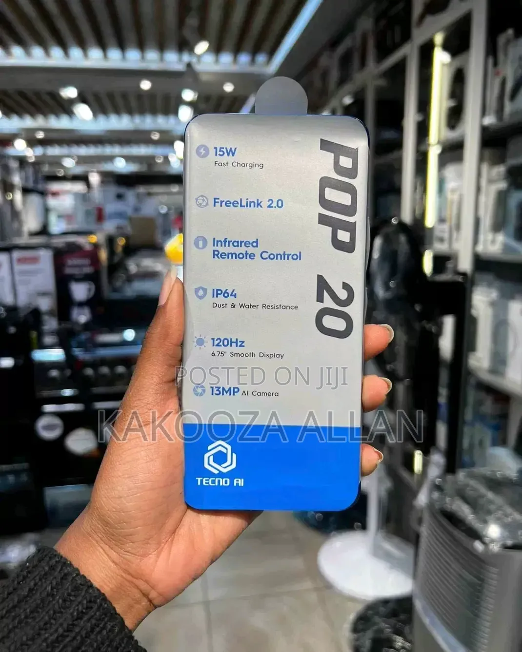 New Tecno Pop 20 128 GB Gray