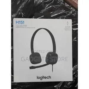 Logitech H151 Headset Boom Microphone,3.5 Mm Analog Stereo,PC/Laptop
