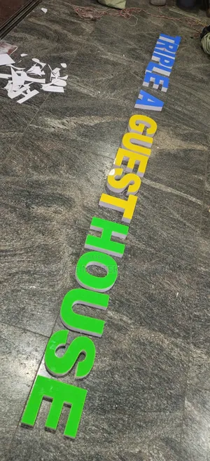 3d Colored Letters