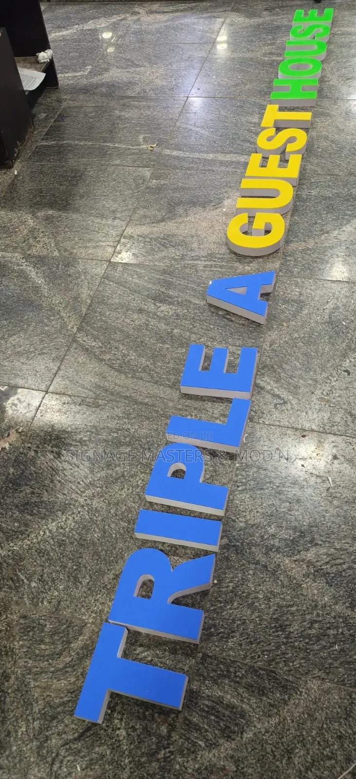 3d Colored Letters
