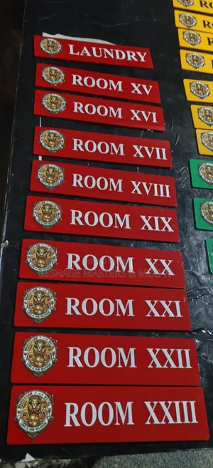 UV Transfered Door Labels