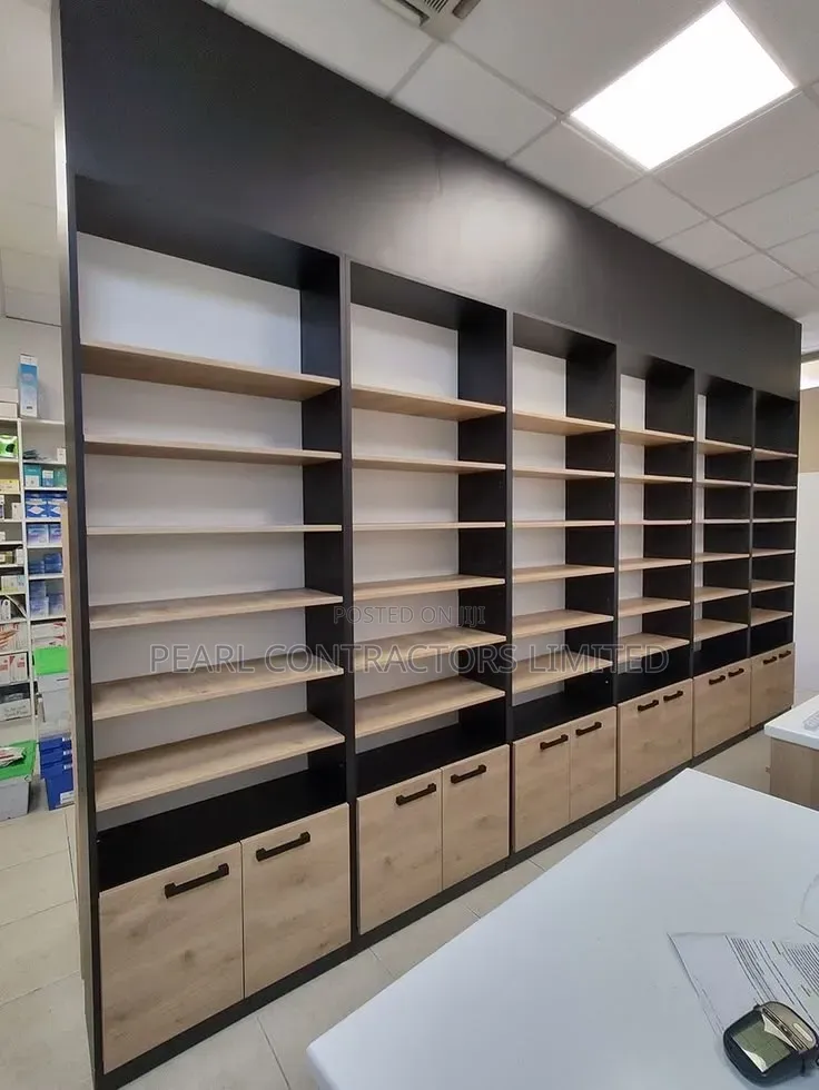 Shop Partitions, Shelving and Cabinetry Works