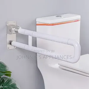 Wall-Mounted Folding Toilet Safety Grab Bar / Support Rail