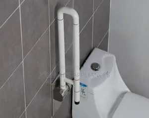 Wall-Mounted Folding Toilet Safety Grab Bar / Support Rail