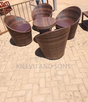 Cooprete Chairs With Table