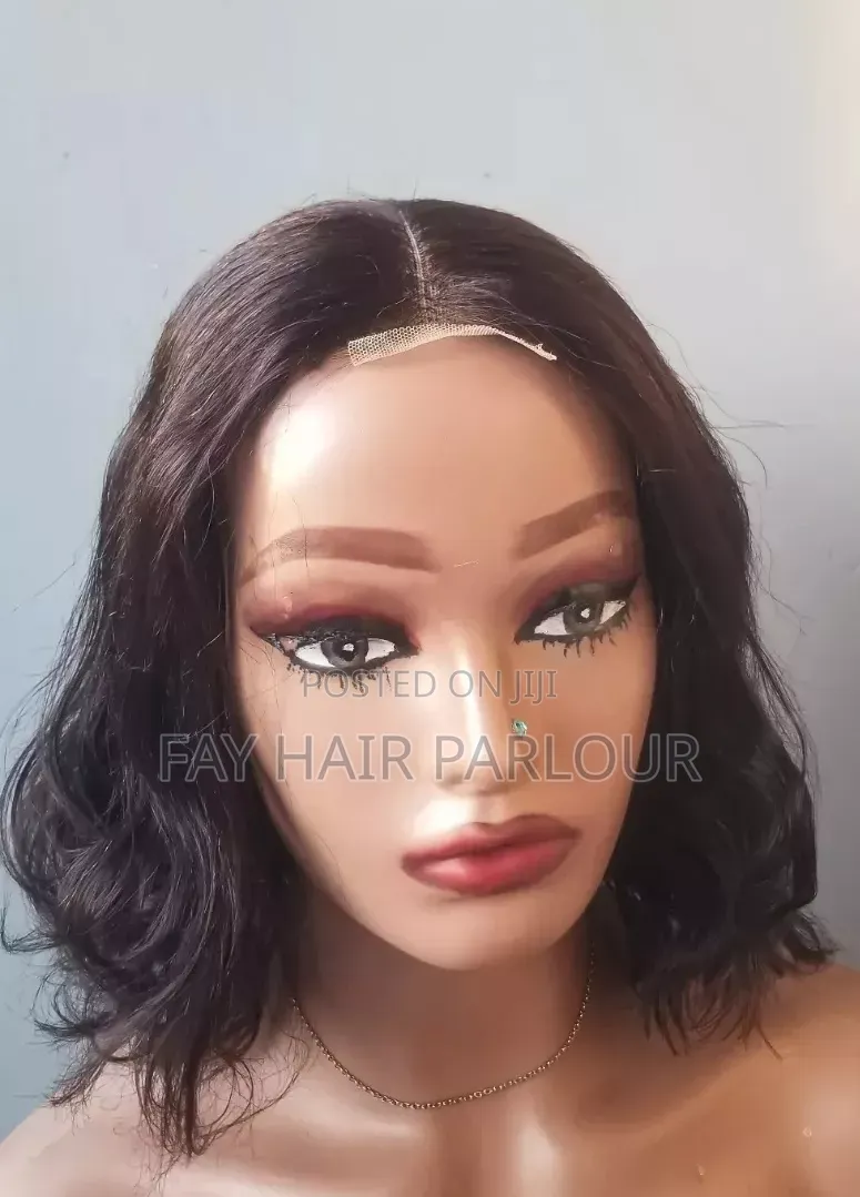 Curly Semi Human Wig