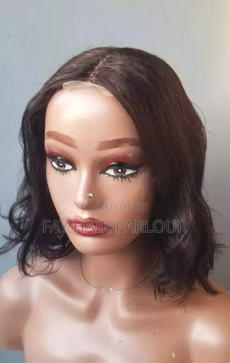 Curly Semi Human Wig