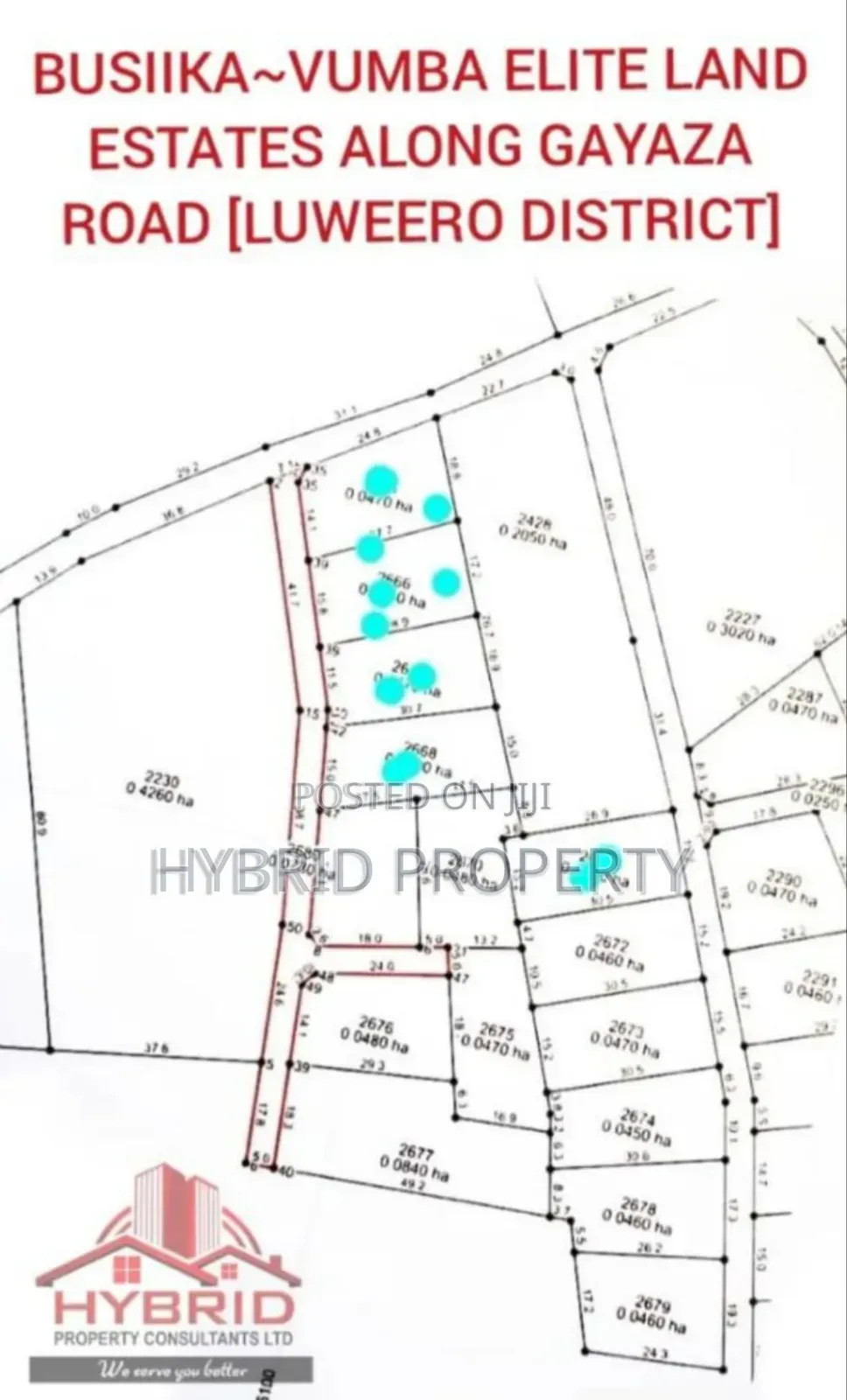Prime Plots for Sale at Busiika~Vumba Elite Estate~Gayaza Rd