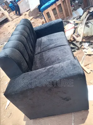 2seater Black Sofa