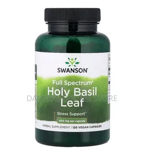 Full Spectrum Holy Basil Leaf, 400 Mg, 120 Capsules.